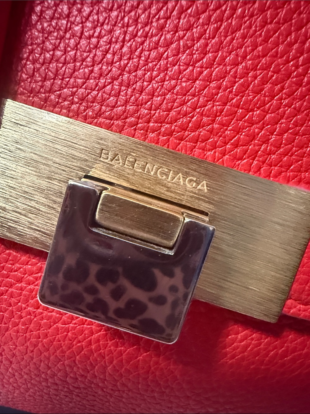 Balenciaga Rose Corail Leather Mini Le Dix Cartable Top Handle Bag - Picture 3 of 14